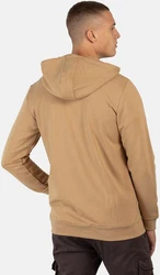 REELL Kapuzenpullover Staple Terry Zip Hoodie Khaki/Braun/Beige