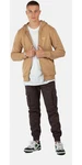 REELL Kapuzenpullover Staple Terry Zip Hoodie Khaki/Braun/Beige