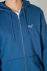 REELL Kapuzenpullover Staple Terry Zip Hoodie Blau/Hellblau/Grau