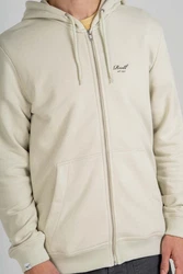 REELL Kapuzenpullover Staple Terry Zip Hoodie Khaki/Beige