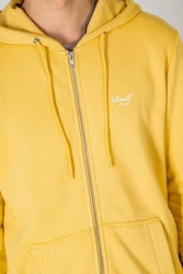 REELL Kapuzenpullover Staple Terry Zip Hoodie Gelb/Braun
