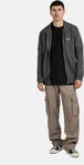 REELL Kapuzenpullover Staple Zip Sweatshirt Khaki/Grau/Braun/Hellgrau
