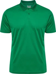 hummel T-Shirt Hmlessential Polo Grün/Türkis/Neonfarben/Dunkelgrün