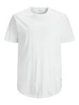 Jack & Jones Plus T-Shirt JJENoa Weiß/Creme/Grau