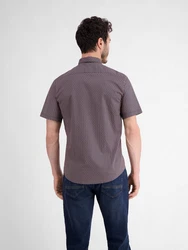 LERROS Halbarmhemd mit Geometrischem-Print Rot/Dunkelrot/Bordeaux/Lila