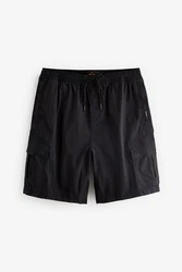 Next Cargo-Shorts mit Tunnelzugbund Dunkelblau/Schwarz