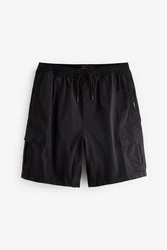 Next Cargo-Shorts mit Tunnelzugbund Dunkelblau/Schwarz