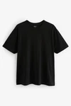 Next T-Shirt Everyday T-Shirt mit Rundhalsausschnitt Schwarz