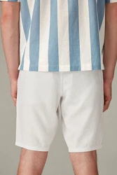 Next Chinoshorts Shorts Grau/Weiß/Khaki/Creme