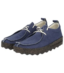 Asportuguesas Halbschuhe Schnürschuh Blau/Lila/Hellblau