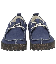 Asportuguesas Halbschuhe Schnürschuh Blau/Lila/Hellblau