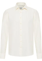 Eterna Langarmhemd COMFORT FIT Weiß/Creme/Beige/Khaki/Gelb