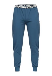 Pyjamahose mit seitlichen Taschen und Logo-Bund