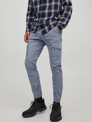 Jack & Jones 5-Pocket Hose Grau/Blau/Dunkelblau