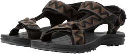 Jack Wolfskin WAVE BREAKER Sandale mit Klettverschluss Dunkelbraun/Grau/Beige/Orange/Dunkelgrau/Creme/Braun/Khaki/Schwarz
