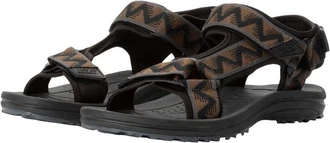 Jack Wolfskin WAVE BREAKER Sandale mit Klettverschluss Dunkelbraun/Grau/Beige/Orange/Dunkelgrau/Creme/Braun/Khaki/Schwarz
