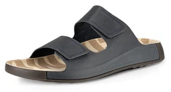 Ecco Cozmo M Pantolette Dunkelgrau/Grau/Blau/Dunkelblau/Beige