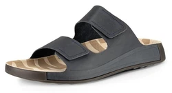 Ecco Cozmo M Pantolette Dunkelgrau/Grau/Blau/Dunkelblau/Beige