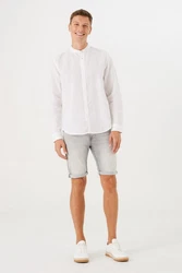 Garcia Shorts Savio Grau/Weiß/Creme