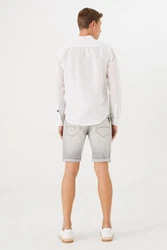 Garcia Shorts Savio Grau/Weiß/Creme