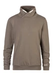 Bench. Loungewear Sweatshirt mit Stehkragen Grau/Khaki/Braun/Beige