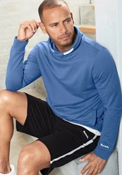 Bench. Loungewear Sweatshirt mit Stehkragen 