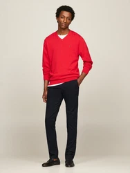 Tommy Hilfiger Stoffhose BLEECKER ESSENTIAL TWILL Dunkelblau/Blau/Hellblau