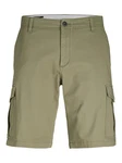 Jack & Jones Cargoshorts JPSTJOE JJCARGO Khaki/Dunkelgrün