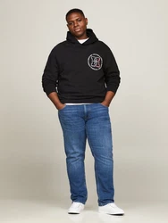 Tommy Hilfiger Big & Tall Hoodie BT-HILFIGER H ROUNDEL HOODY Schwarz/Rosa/Rot