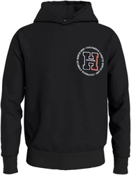 Tommy Hilfiger Big & Tall Hoodie BT-HILFIGER H ROUNDEL HOODY Schwarz/Rosa/Rot