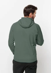 Jack Wolfskin Fleecejacke ALPGRAT HOODED FZ Hellgrün/Grün/Dunkelgrün