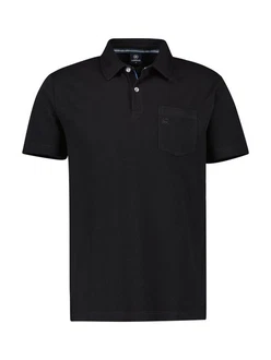 LERROS Poloshirt mit Brusttasche und Stickerei 