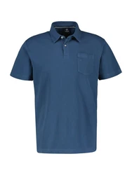 LERROS Poloshirt mit Brusttasche und Stickerei 