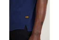 G-STAR T-Shirt 'Nifous' Dunkelblau/Blau/Lila