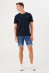 Garcia Jeansshorts Dunkelblau/Hellblau/Blau