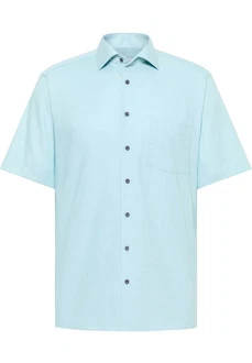 Eterna Kurzarmhemd MODERN FIT NON IRON Blau/Hellblau