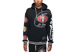 Recovered Kapuzenpullover NFL Teams Schwarz/Rosa