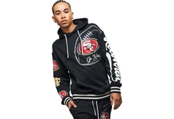Recovered Kapuzenpullover NFL Teams Schwarz/Rosa