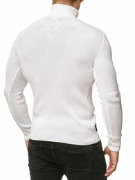 Strickpullover Red Bridge Herren Strickpullover Rollkragen- Pullover Soft Basic