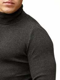 Strickpullover Red Bridge Herren Strickpullover Rollkragen- Pullover Soft Basic