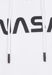 RedBridge Herren Kapuzenpullover Hoodie NASA Weiß