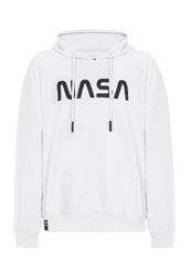 RedBridge Herren Kapuzenpullover Hoodie NASA Weiß