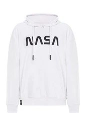 RedBridge Herren Kapuzenpullover Hoodie NASA Weiß
