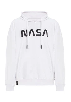 RedBridge Herren Kapuzenpullover Hoodie NASA Weiß