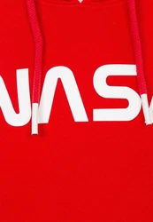 RedBridge Herren Kapuzenpullover Hoodie NASA Rot