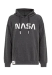 RedBridge Herren Kapuzenpullover Hoodie NASA Hellgrau/Dunkelgrau