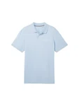 TOM TAILOR Poloshirt mit Logoprint Hellblau/Blau