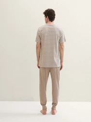 TOM TAILOR Pyjamahose Melange