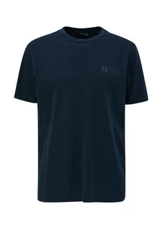 s.Oliver T-Shirt navy/melierter s.Oliver T-Shirt navy/melierter