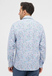 Eterna Langarmhemd MODERN FIT EASY IRON Mischfarben/Blau/Hellblau